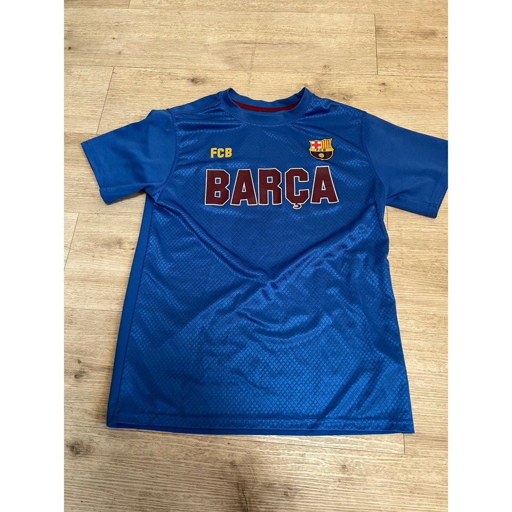 FC Barcelona Barca Official Merchandise Soccer Training Jersey Blue Mens Medium